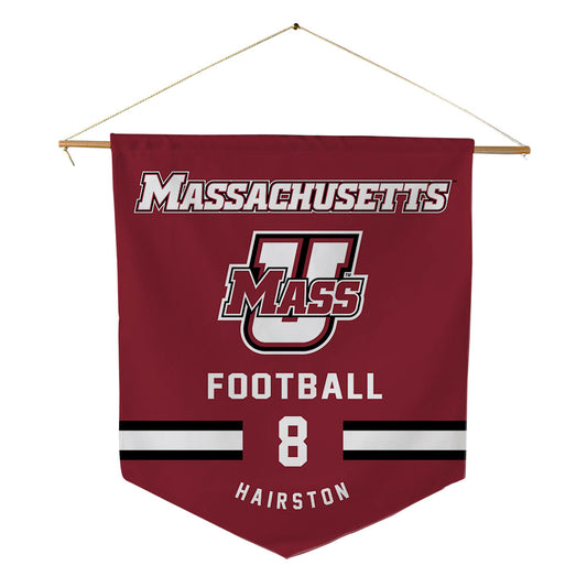 UMass - NCAA Football : AJ Hairston - Pennant - 18" x 21"-0