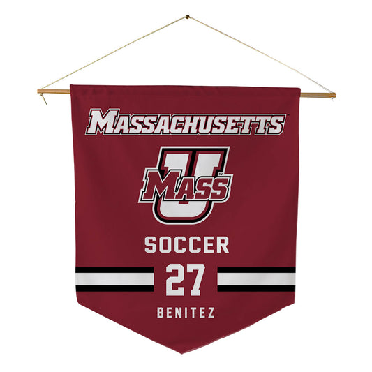 UMass - NCAA Women's Soccer : Carolina Benitez - Pennant - 18" x 21"-0
