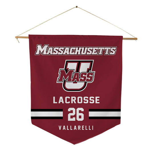 UMass - NCAA Women's Lacrosse : Rachel Vallarelli - Pennant - 18" x 21"-0