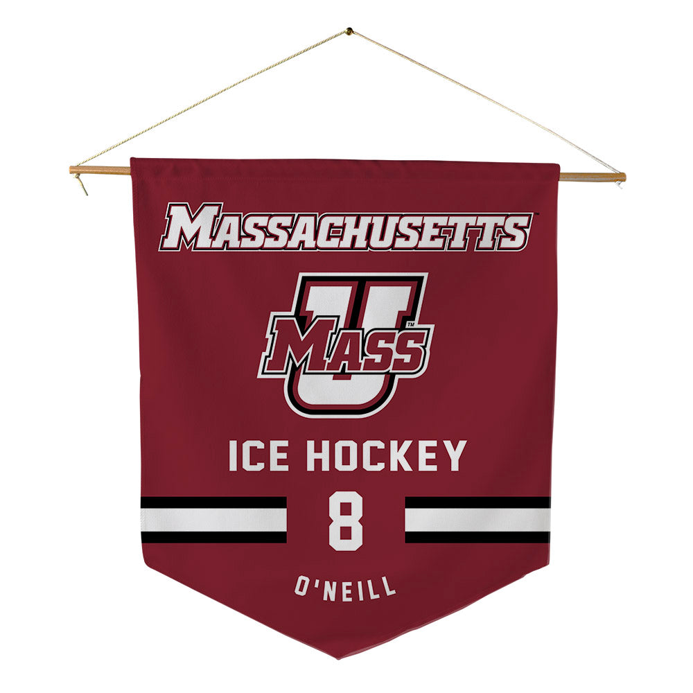 UMass - NCAA Men's Ice Hockey : Cam O'Neill - Pennant - 18" x 21"-0