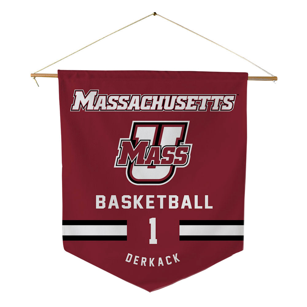 UMass - NCAA Women's Basketball : Taylor Derkack - Pennant - 18" x 21"-0