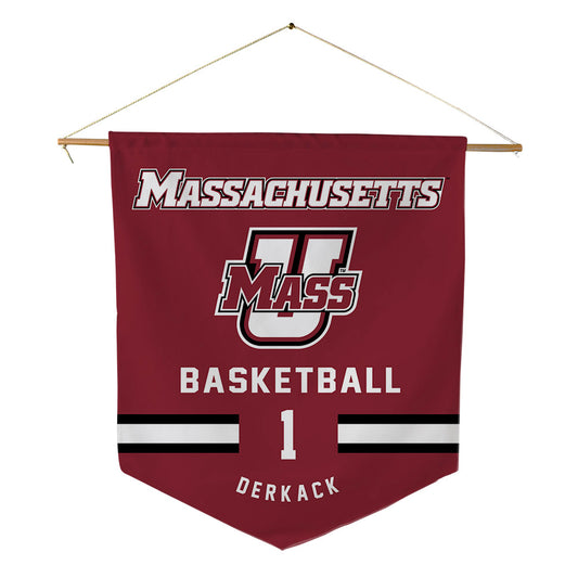 UMass - NCAA Women's Basketball : Taylor Derkack - Pennant - 18" x 21"-0