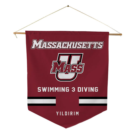 UMass - NCAA Women's Swimming & Diving : Ece Yildirim - Pennant - 18" x 21"-0