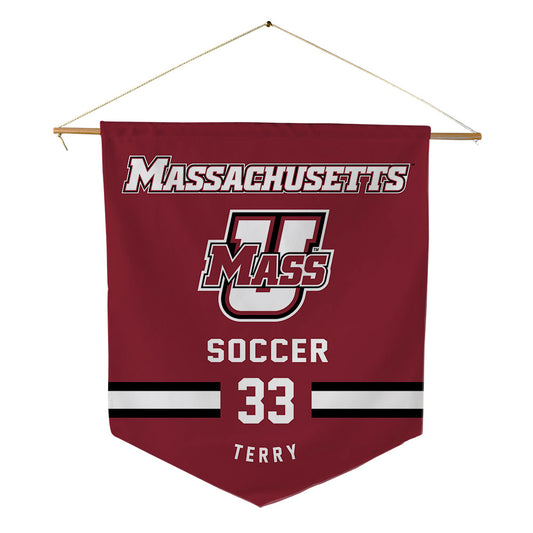 UMass - NCAA Women's Soccer : Lexi Terry - Pennant - 18" x 21"-0