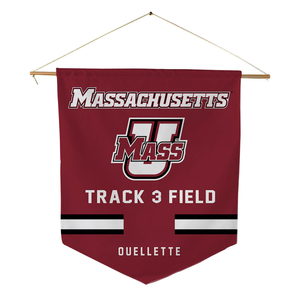 UMass - NCAA Men's Track & Field : Liam Ouellette - Pennant - 18" x 21"-0