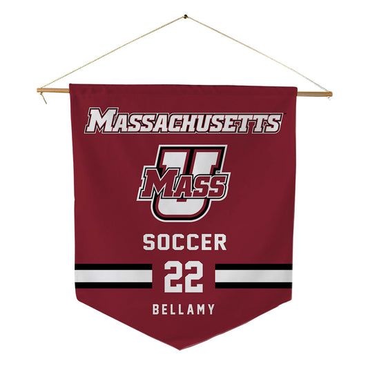 UMass - NCAA Women's Soccer : Morgan Bellamy - Pennant - 18" x 21"-0