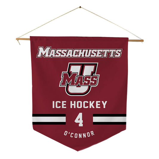 UMass - NCAA Men's Ice Hockey : Kennedy O'Connor - Pennant - 18" x 21"-0