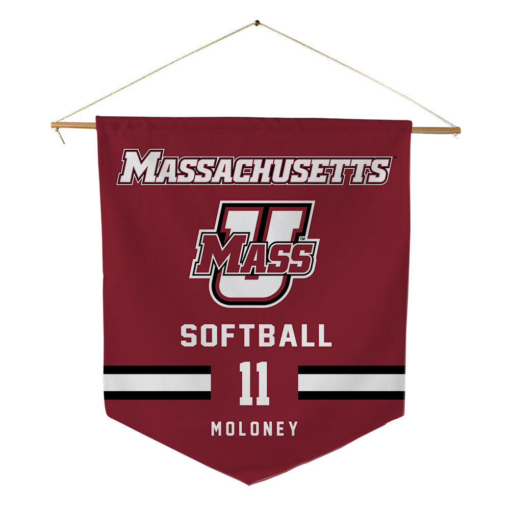 UMass - NCAA Softball : Brooke Moloney - Pennant - 18" x 21"-0
