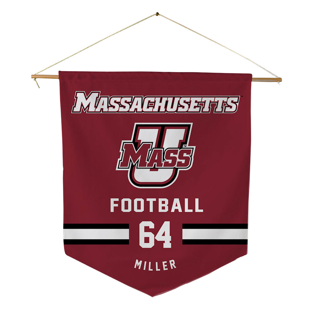 UMass - NCAA Football : Peyton Miller - Pennant - 18" x 21"-0