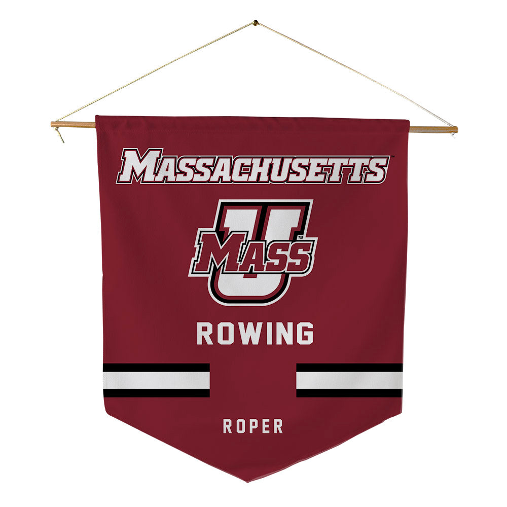 UMass - NCAA Women's Rowing : Louise Roper - Pennant - 18" x 21"-0