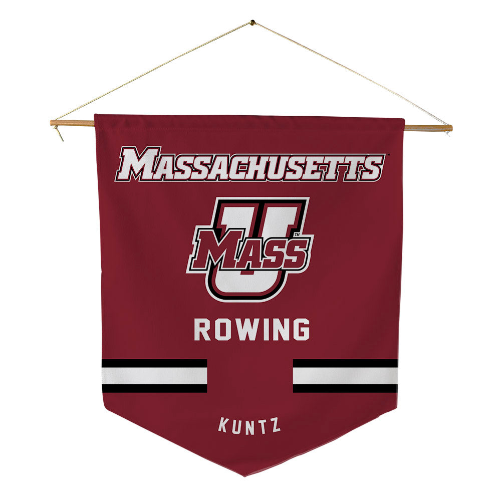 UMass - NCAA Women's Rowing : Lily Kuntz - Pennant - 18" x 21"-0