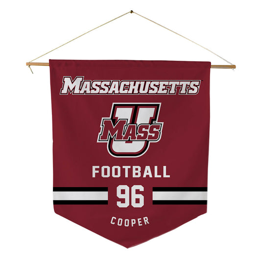 UMass - NCAA Football : Michael Cooper - Pennant - 18" x 21"-0