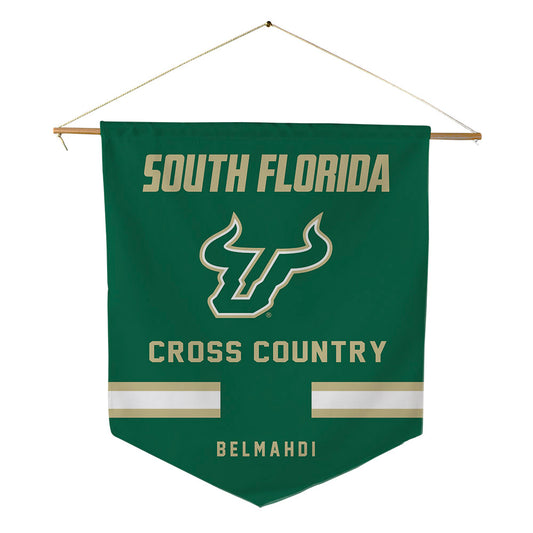 USF - NCAA Men's Cross Country : Karim Belmahdi - Pennant - 18" x 21"-0