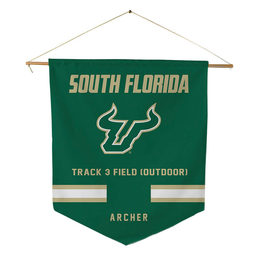 USF - NCAA Men's Track & Field : Devontie Archer - Pennant - 18" x 21"-0