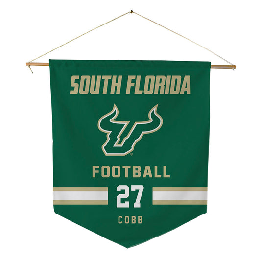 USF - NCAA Football : Cameron Cobb - Pennant - 18" x 21"-0