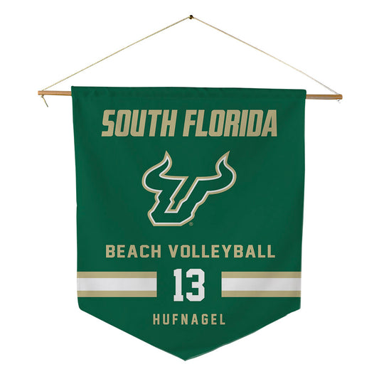 USF - NCAA Beach Volleyball : Lola Hufnagel - Pennant - 18" x 21"-0