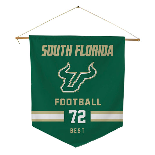 USF - NCAA Football : Cole Best - Pennant - 18" x 21"-0