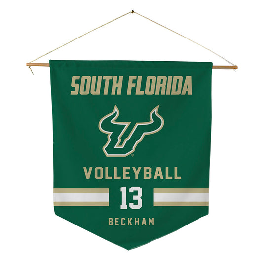 USF - NCAA Women's Volleyball : Arianna Beckham - Pennant - 18" x 21"-0