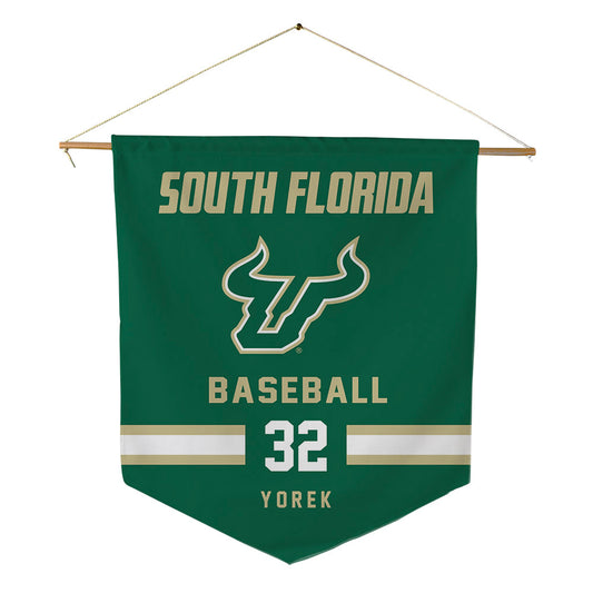 USF - NCAA Baseball : Landen Yorek - Pennant - 18" x 21"-0