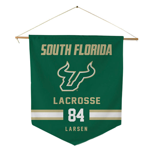 USF - NCAA Women's Lacrosse : Lexi Larsen - Pennant - 18" x 21"-0