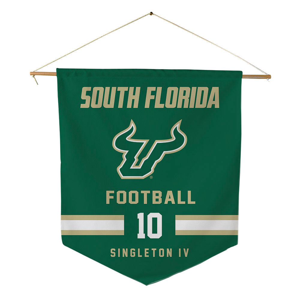 USF - NCAA Football : Ira Singleton IV - Pennant - 18" x 21"-0