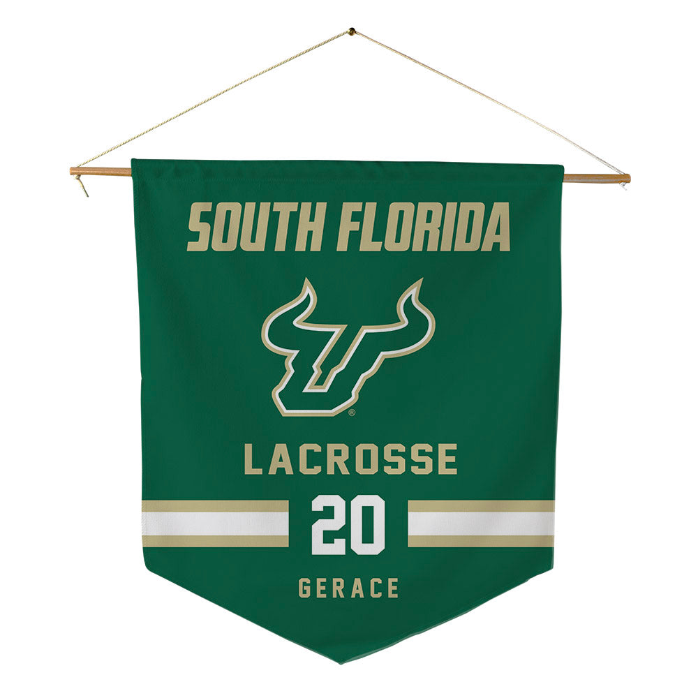 USF - NCAA Women's Lacrosse : Bella Gerace - Pennant - 18" x 21"-0