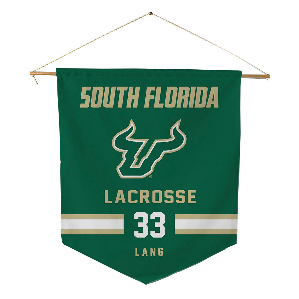USF - NCAA Women's Lacrosse : Alexa Lang - Pennant - 18" x 21"-0
