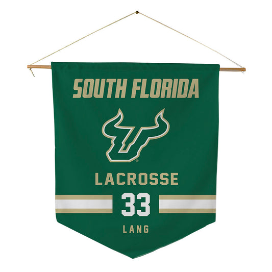 USF - NCAA Women's Lacrosse : Alexa Lang - Pennant - 18" x 21"-0
