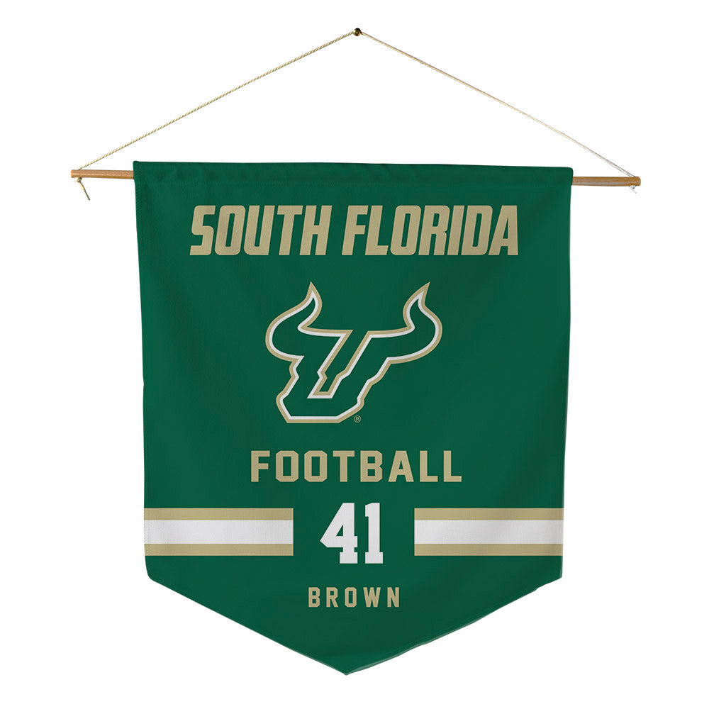 USF - NCAA Football : George Brown - Pennant - 18" x 21"-0