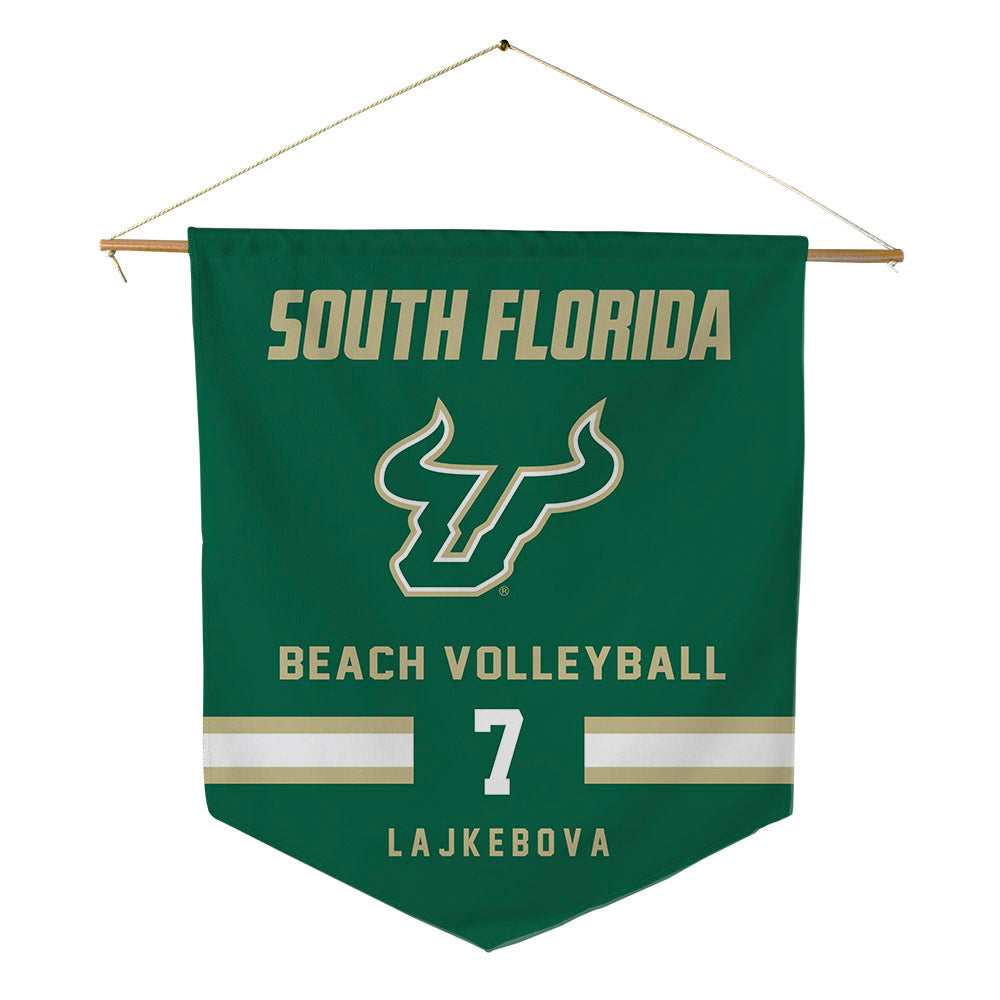 USF - NCAA Beach Volleyball : Teri Lajkebova - Pennant - 18" x 21"-0