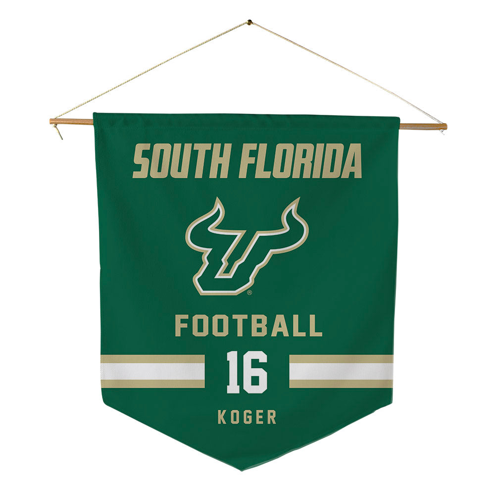 USF - NCAA Football : Jeremiah Koger - Pennant - 18" x 21"-0
