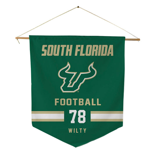 USF - NCAA Football : Jack Wilty - Pennant - 18" x 21"-0