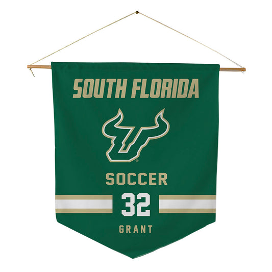 USF - NCAA Men's Soccer : Joshua Grant - Pennant - 18" x 21"-0