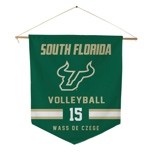 USF - NCAA Women's Volleyball : Amelia Wass de Czege - Pennant - 18" x 21"-0