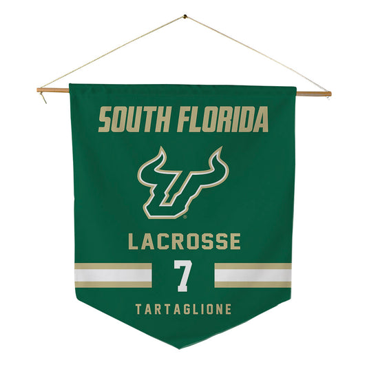 USF - NCAA Women's Lacrosse : Kaitlyn Tartaglione - Pennant - 18" x 21"-0