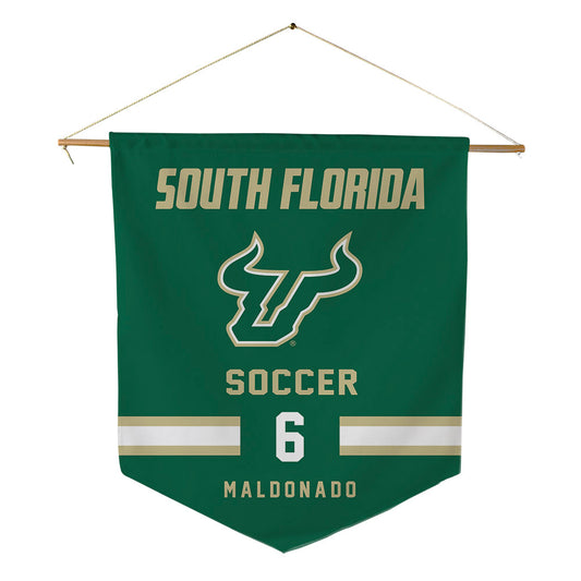 USF - NCAA Women's Soccer : Maliya Maldonado - Pennant - 18" x 21"-0