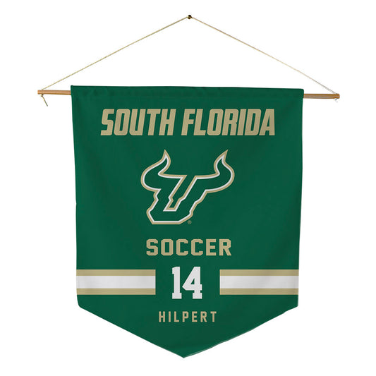 USF - NCAA Men's Soccer : Fabian Hilpert - Pennant - 18" x 21"-0