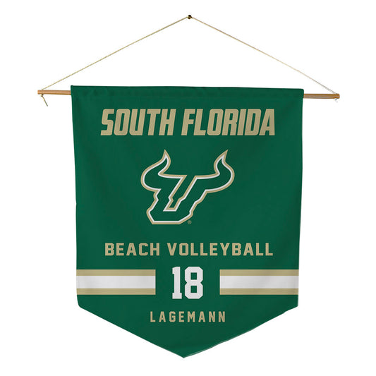 USF - NCAA Beach Volleyball : Abigail Lagemann - Pennant - 18" x 21"-0