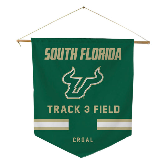USF - NCAA Men's Track & Field : Jaleel Croal - Pennant - 18" x 21"-0