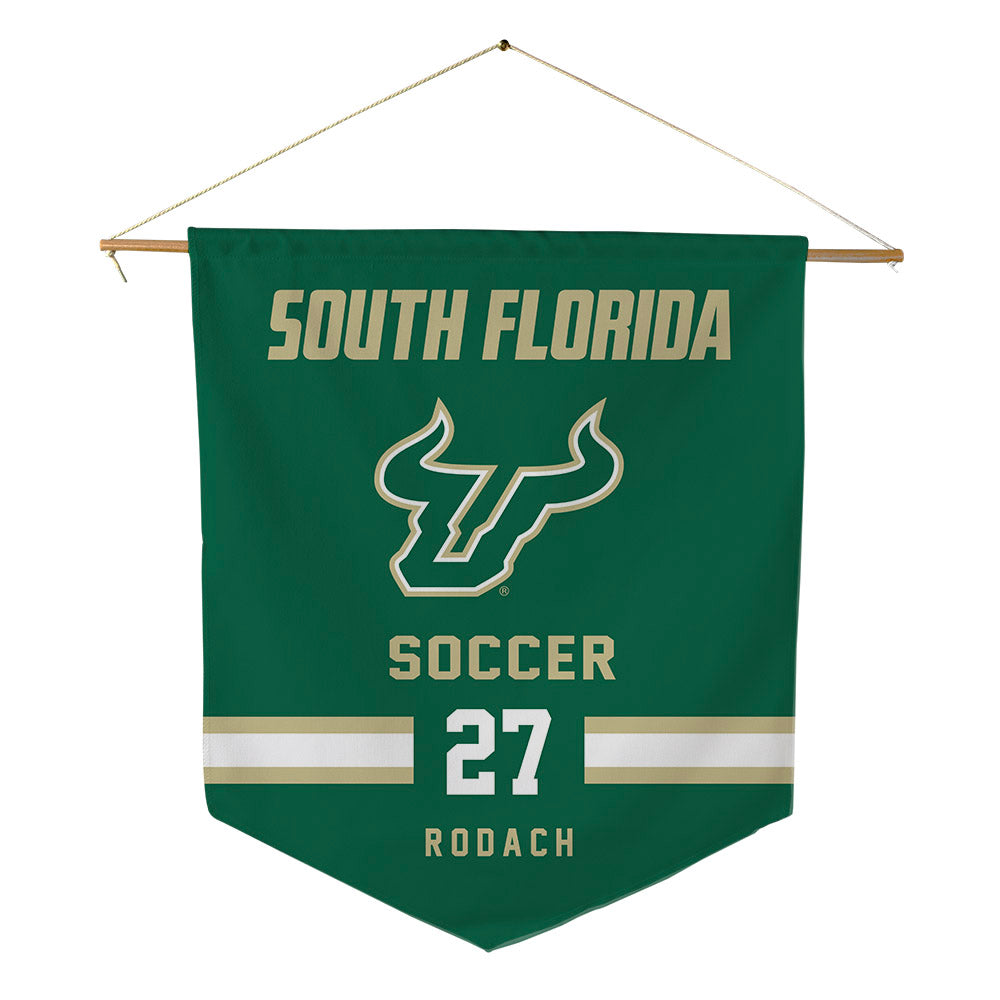 USF - NCAA Women's Soccer : Mia Rodach - Pennant - 18" x 21"-0
