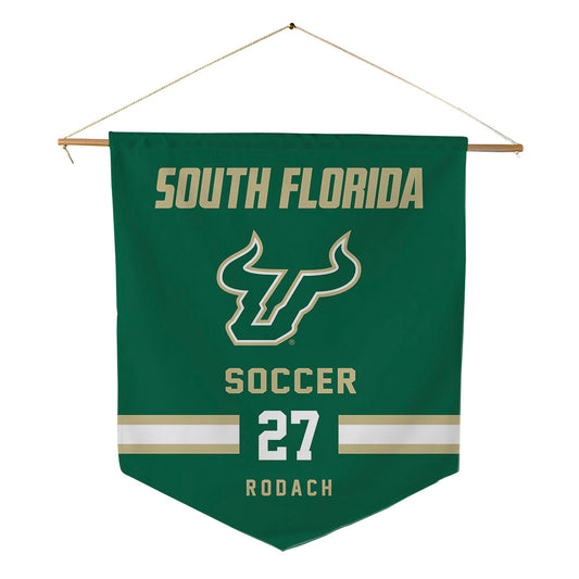 USF - NCAA Women's Soccer : Mia Rodach - Pennant - 18" x 21"-0