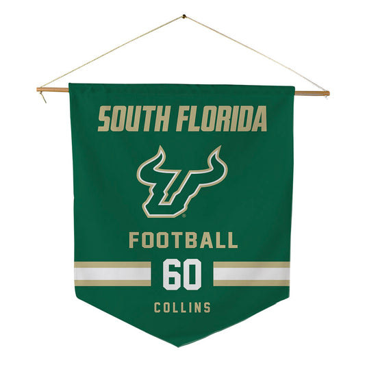 USF - NCAA Football : Khalil Collins - Pennant - 18" x 21"-0