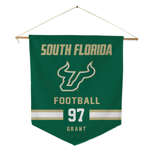 USF - NCAA Football : Jahari Grant - Pennant - 18" x 21"-0