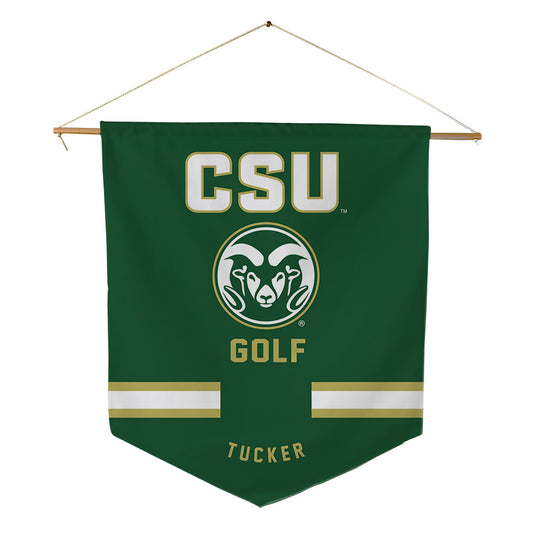 Colorado State - NCAA Men's Golf : Charlie Tucker - Pennant - 18" x 21"-0