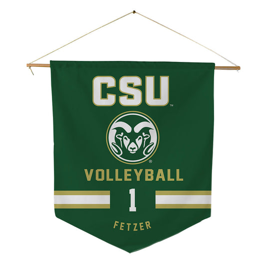 Colorado State - NCAA Women's Volleyball : Karsyn Fetzer - Pennant - 18" x 21"-0