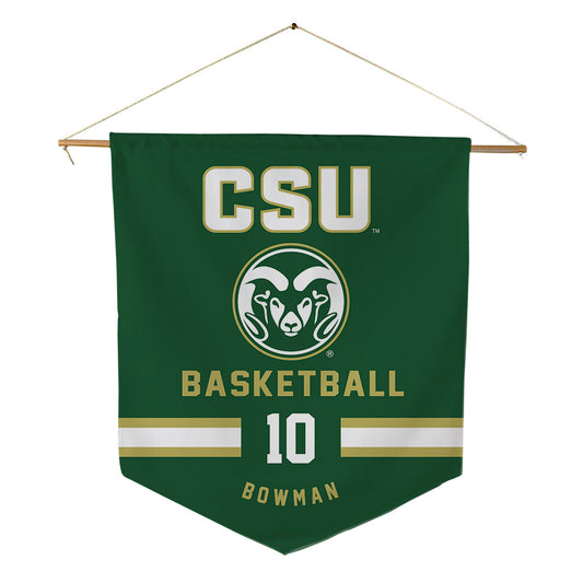 Colorado State - NCAA Women's Basketball : Breana Bowman - Pennant - 18" x 21"-0