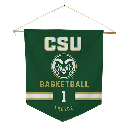 Colorado State - NCAA Women's Basketball : Kloe Froebe - Pennant - 18" x 21"-0