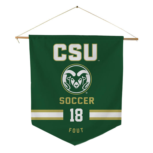 Colorado State - NCAA Women's Soccer : olivia fout - Pennant - 18" x 21"-0