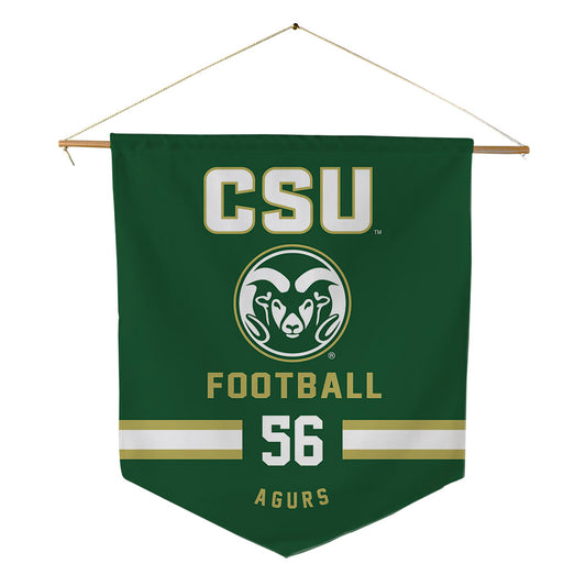 Colorado State - NCAA Football : Kenyon Agurs - Pennant - 18" x 21"-0