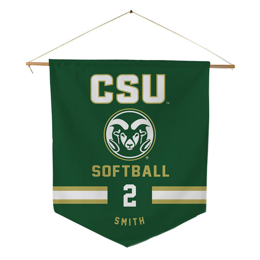 Colorado State - NCAA Softball : Jaclyn Smith - Pennant - 18" x 21"-0